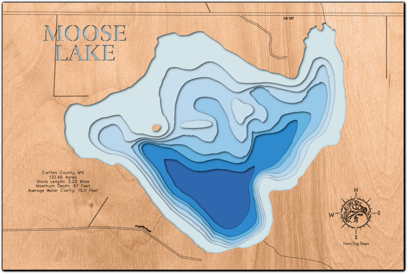 Moose Lake in Carlton County, Minnesota