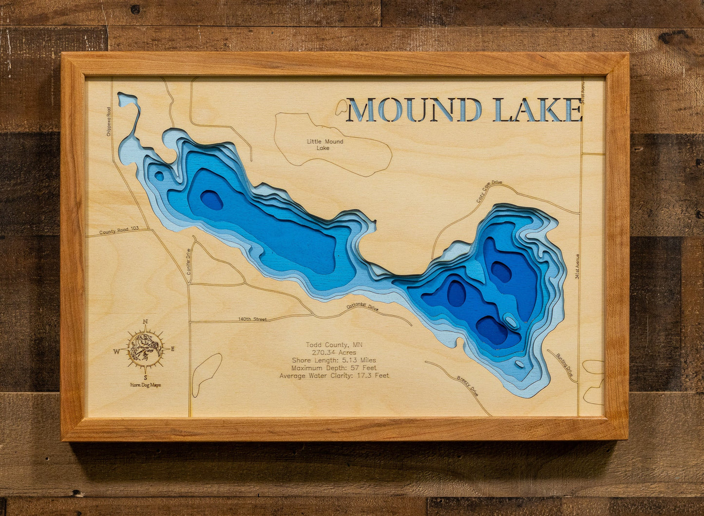 Mound Lake in Todd County, Minnesota