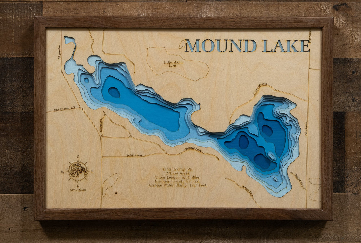 Mound Lake in Todd County, Minnesota