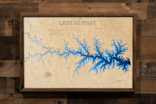 Lake Murray in Lexington, Newberry, Saluda, and Richland Counties, South Carolina