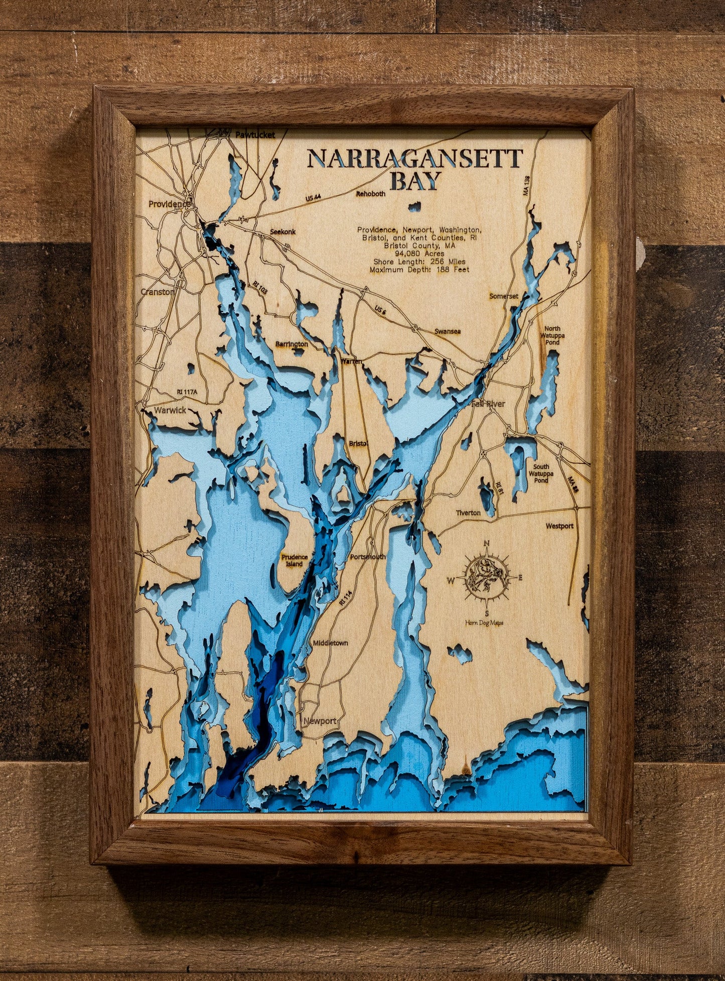 Narragansett Bay in Providence, Newport, Washington, Bristol, and Kent Counties, Rhode Island, and Bristol County, Massachusetts