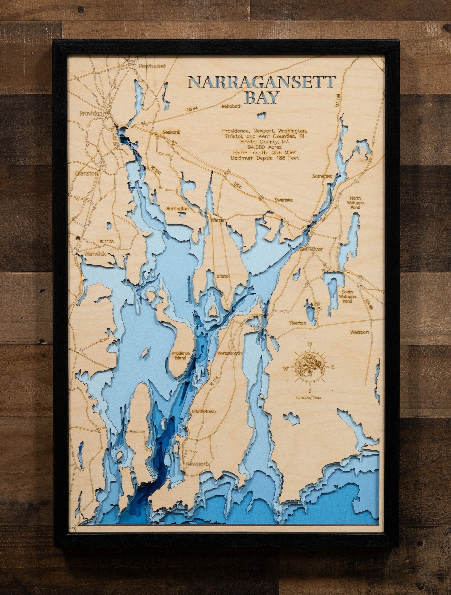 Narragansett Bay in Providence, Newport, Washington, Bristol, and Kent Counties, Rhode Island, and Bristol County, Massachusetts