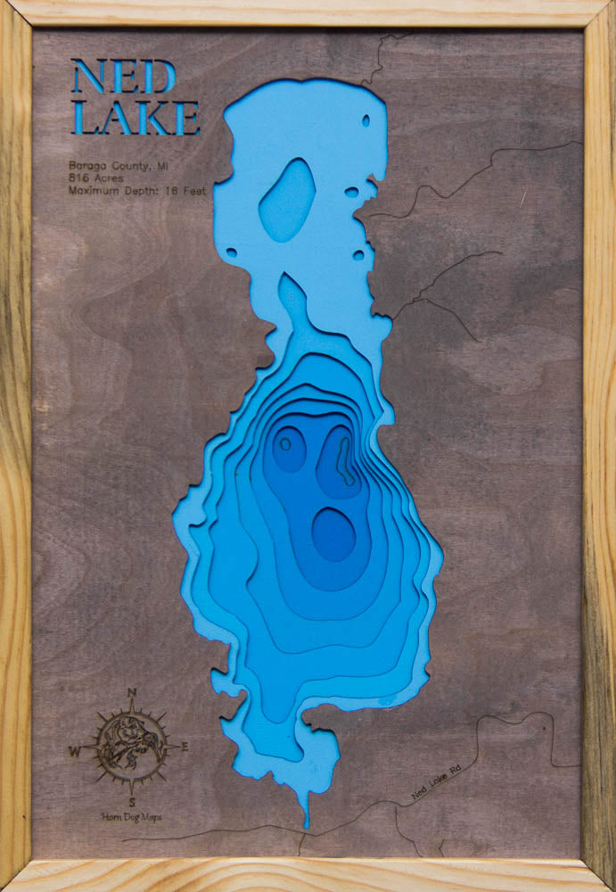 Ned Lake in Baraga County, Michigan