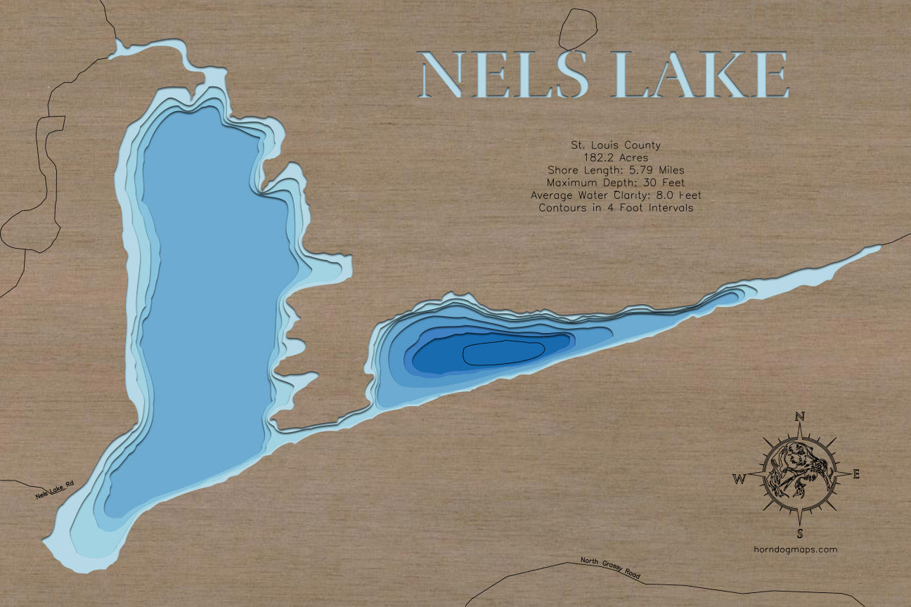 Nels Lake in St. Louis County, Minnesota