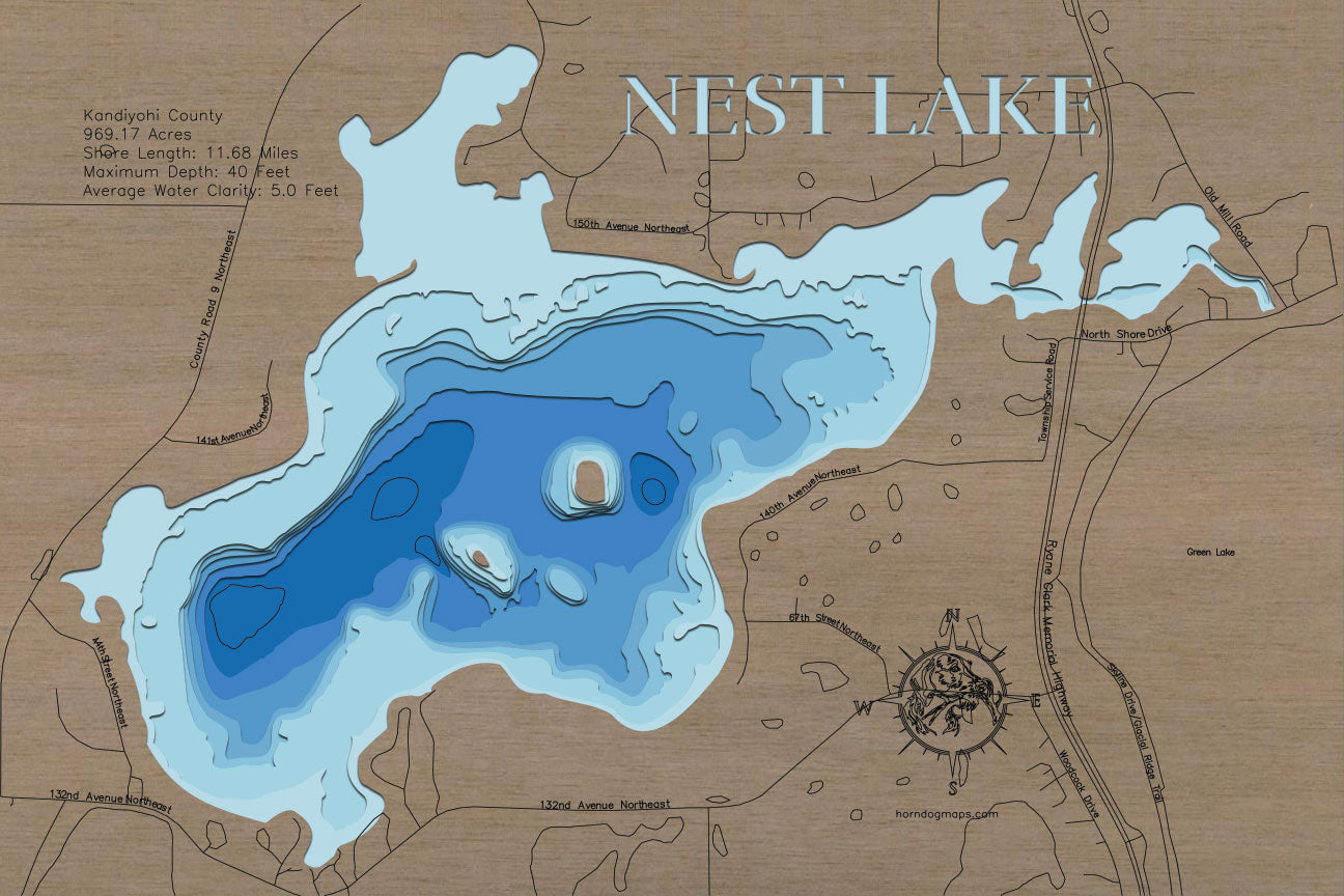 Nest Lake in Kandiyohi County, Minnesota