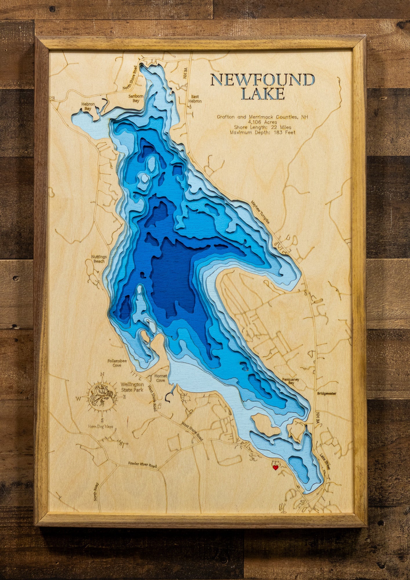 Newfound Lake in Grafton and Merrimack Counties, New Hampshire