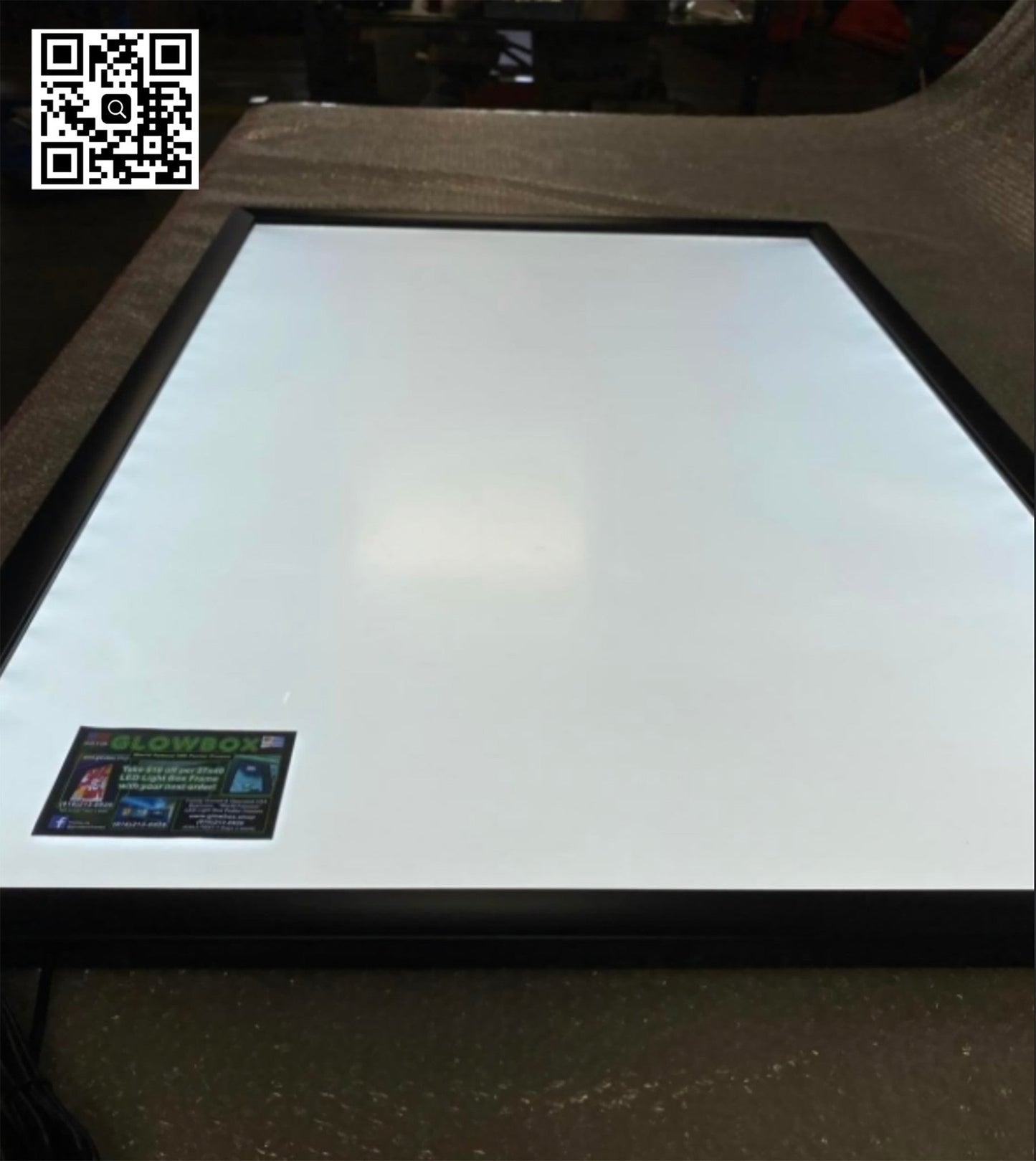 3-PACK Glowbox "World Famous" LED Poster Frames