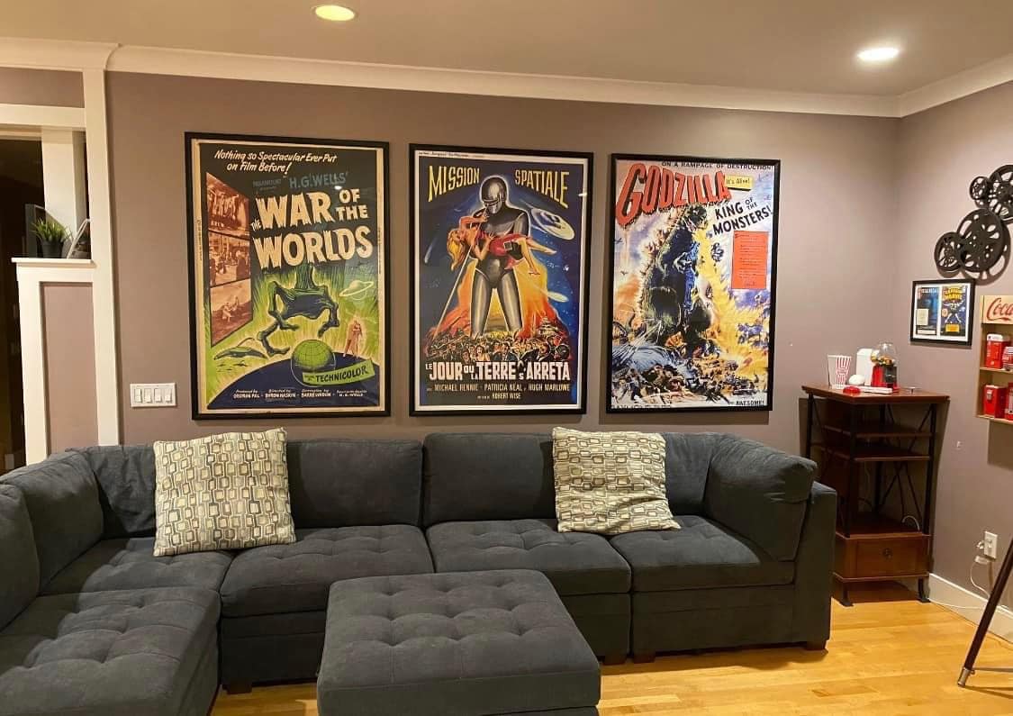 3-PACK Glowbox "World Famous" LED Poster Frames