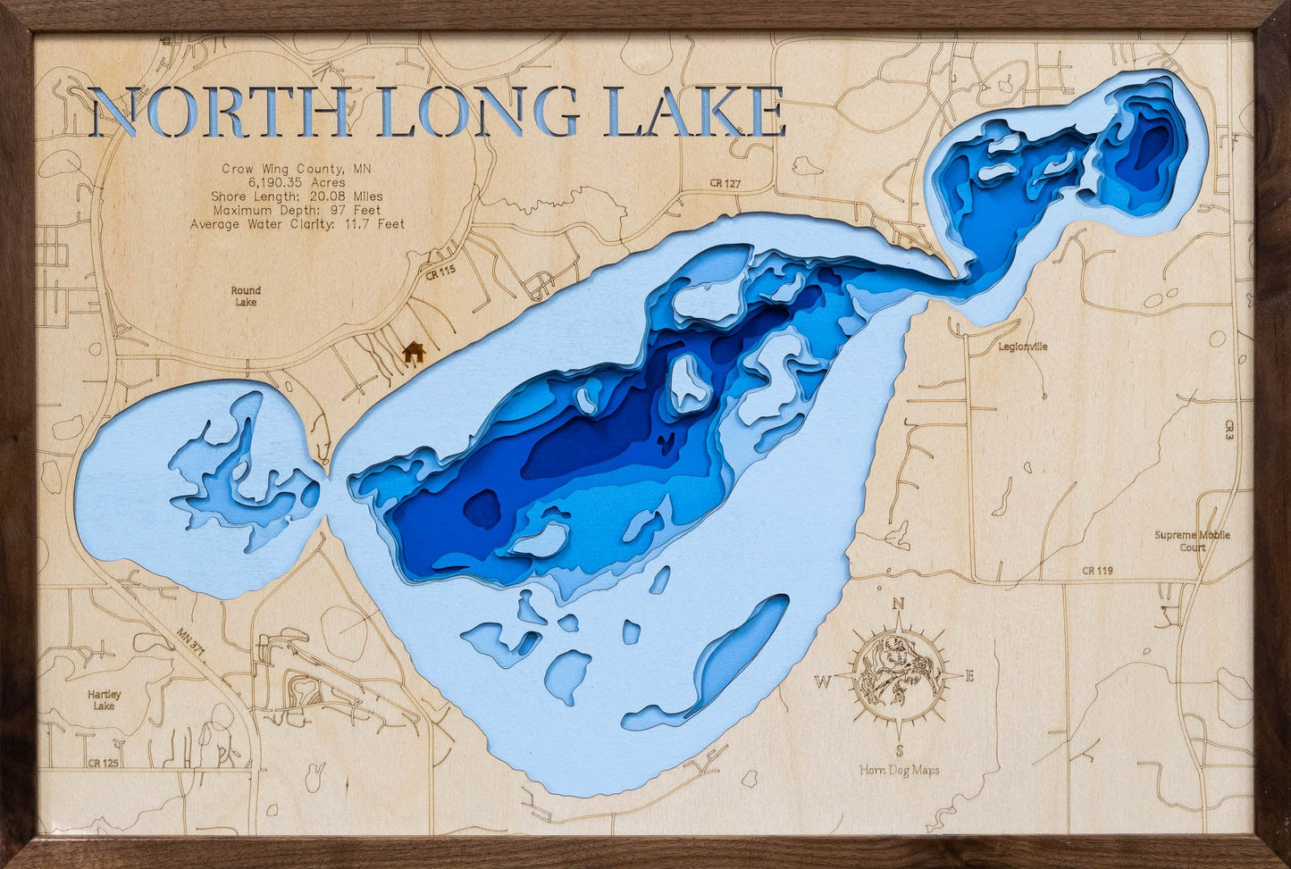 North Long Lake in Crow Wing County, Minnesota