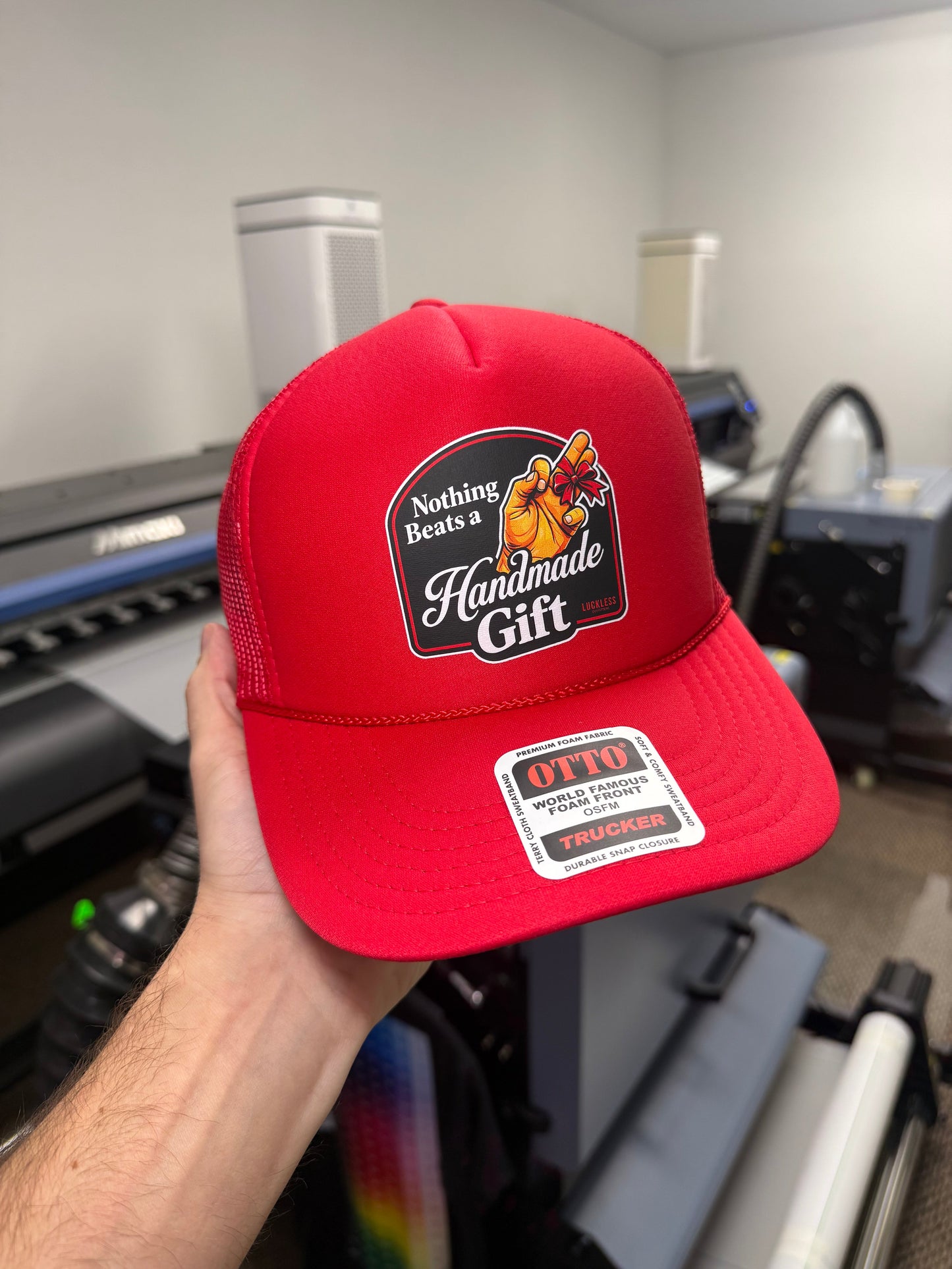 Nothing Beats a Handmade Gift Trucker Hat