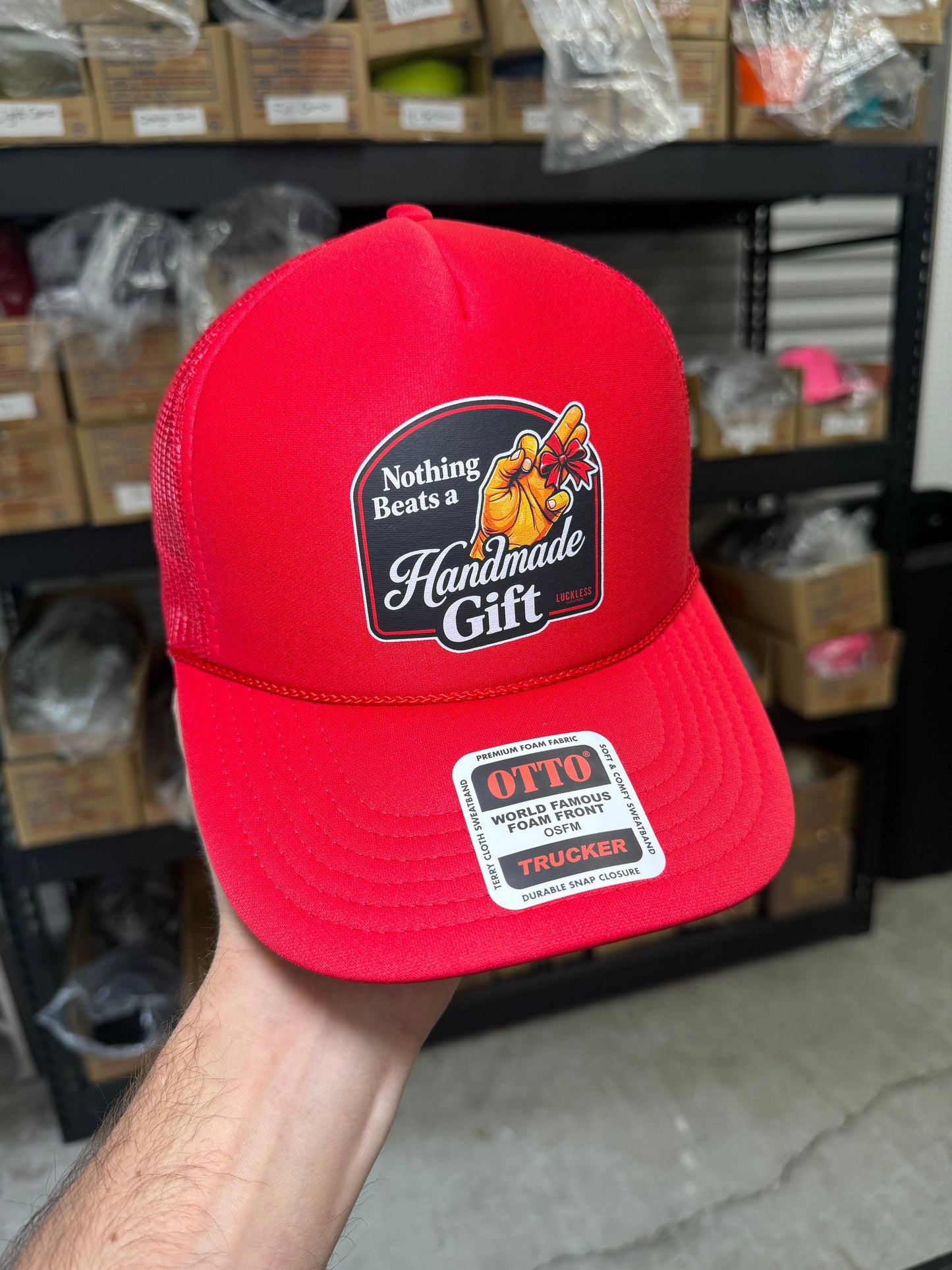 Nothing Beats a Handmade Gift Trucker Hat