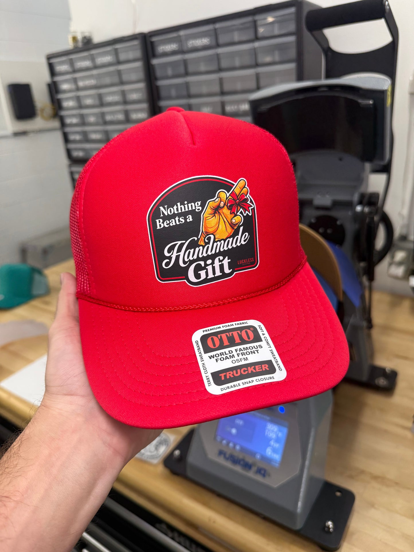 Nothing Beats a Handmade Gift Trucker Hat
