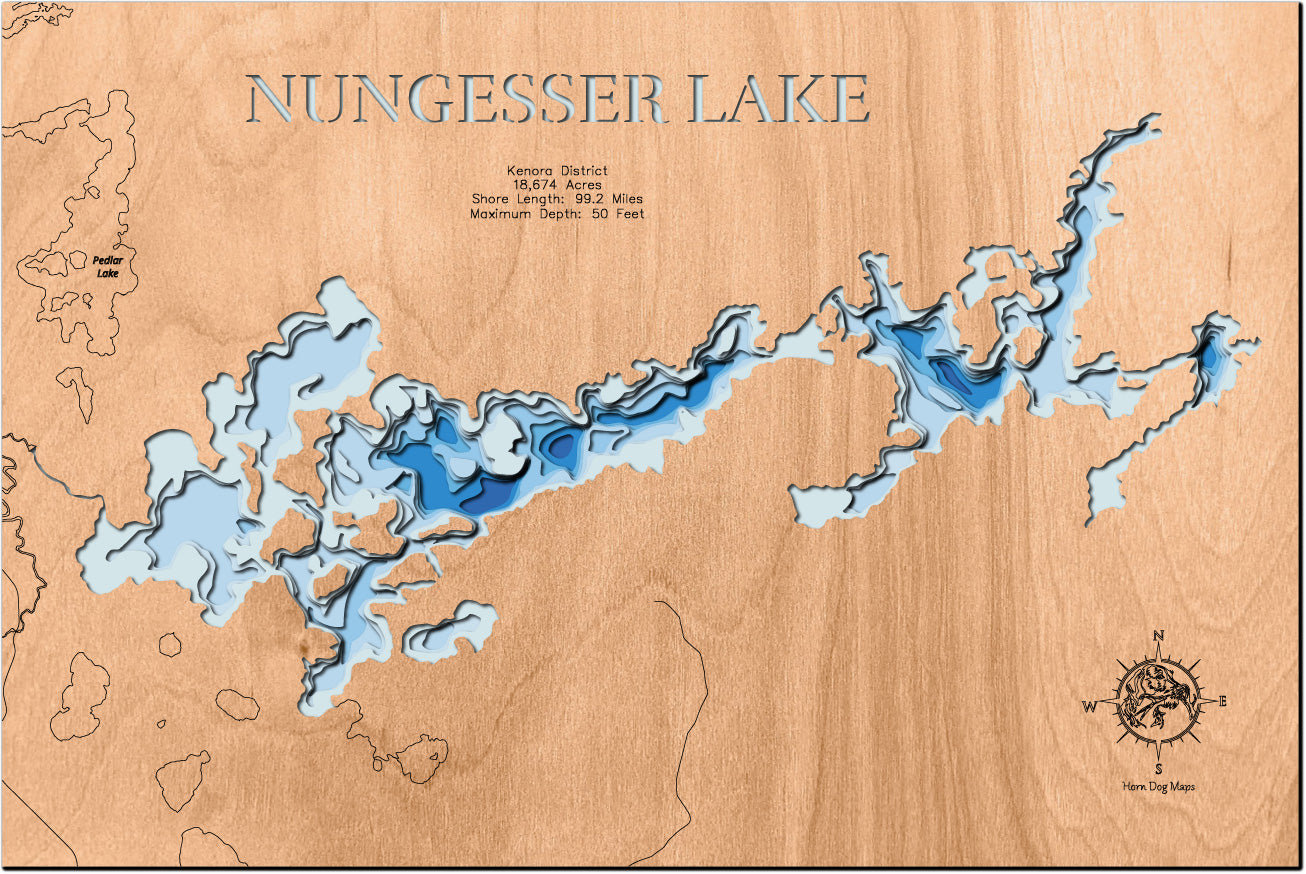 Nungesser Lake in Kenora District, Ontario