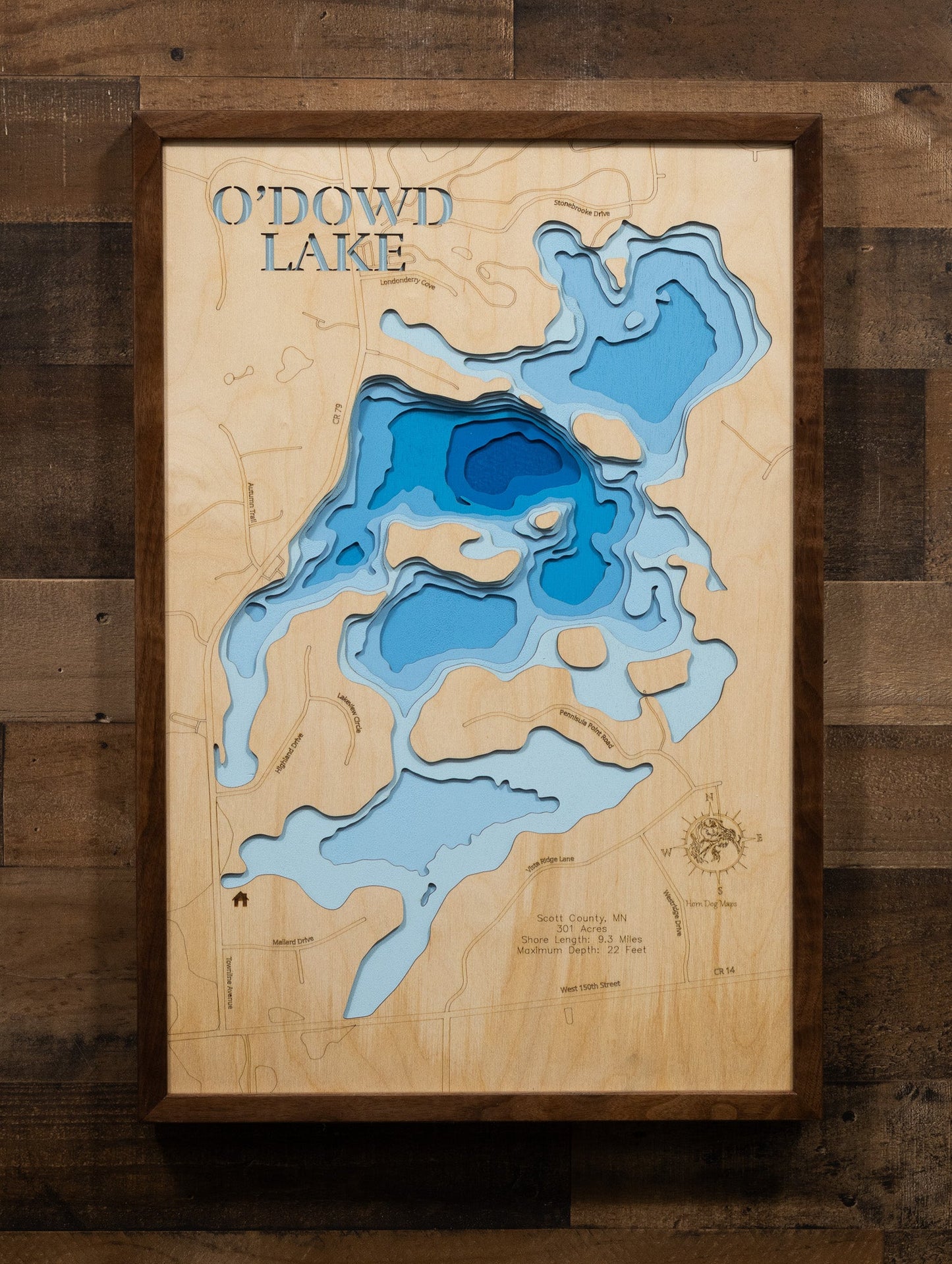 O'Dowd Lake in Scott County, Minnesota