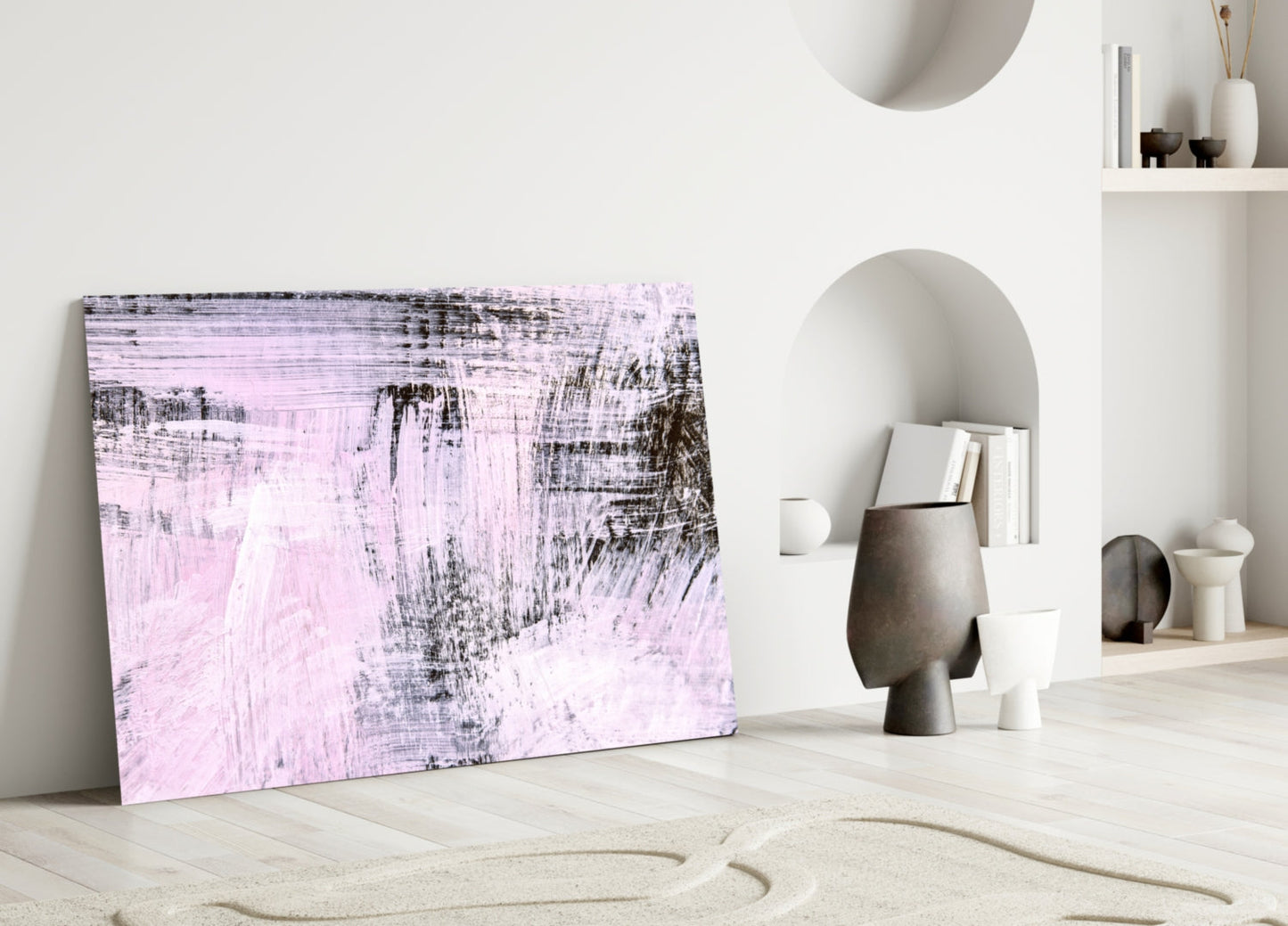 Abstract Glass Wall Art
