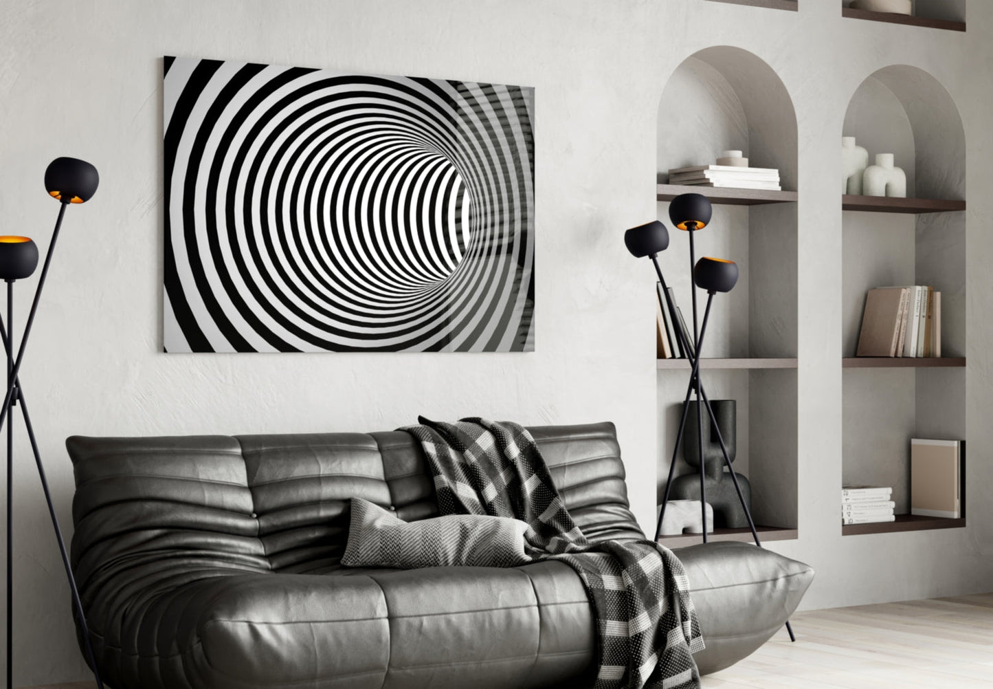 Illusion Glass Wall Art