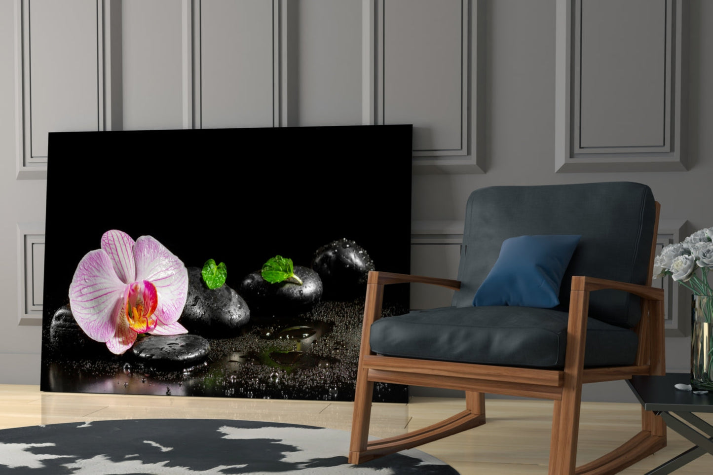 Spa Glass Wall Art