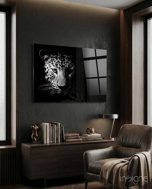 Leopard Glass Wall Art