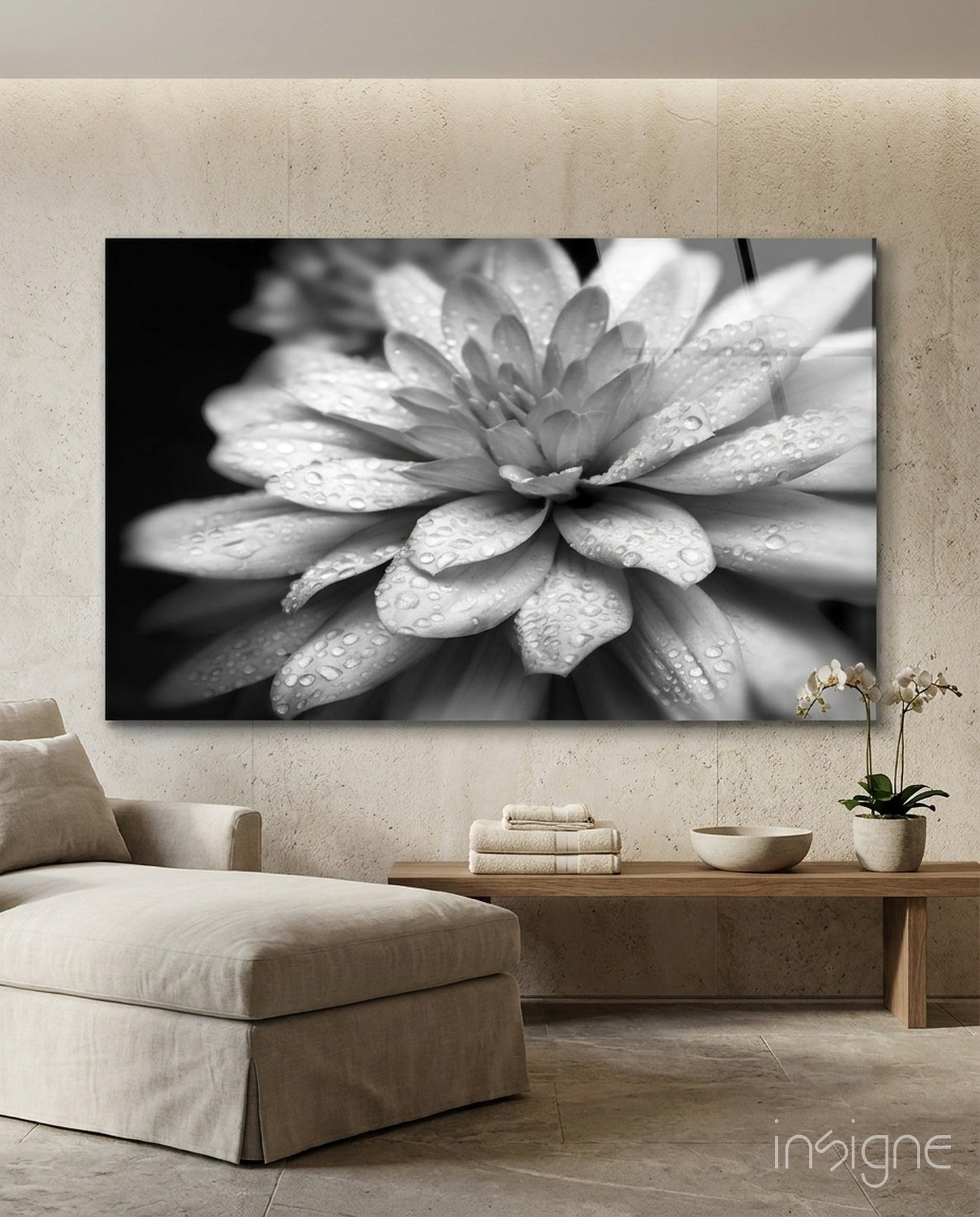 Flower Glass Wall Art