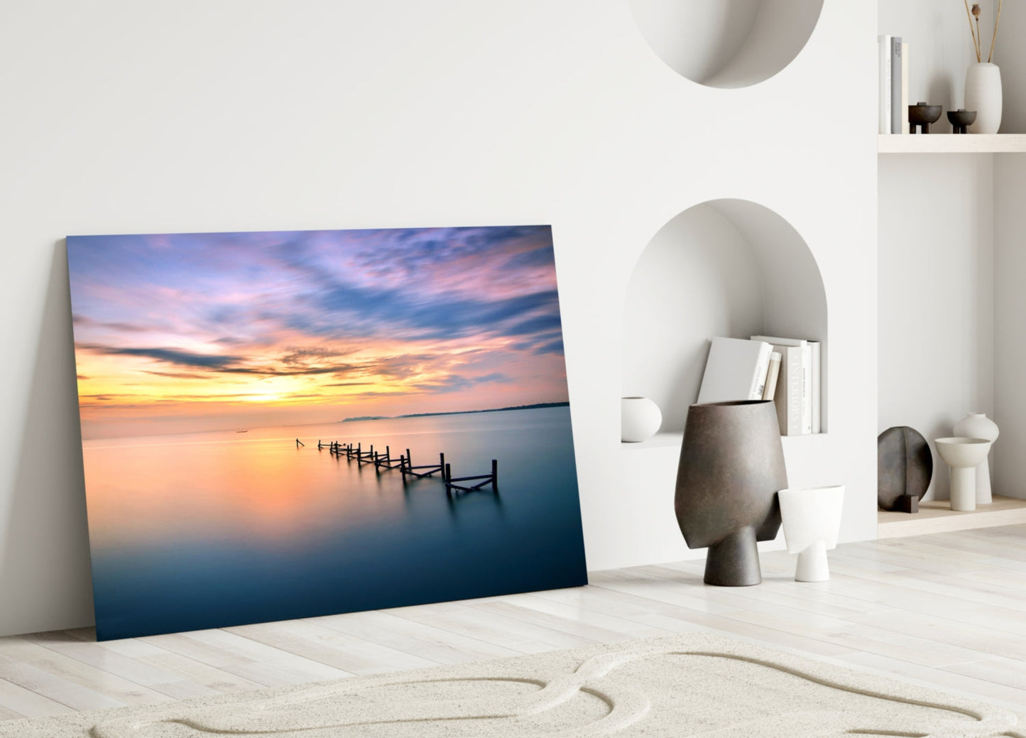 Sunset Glass Wall Art