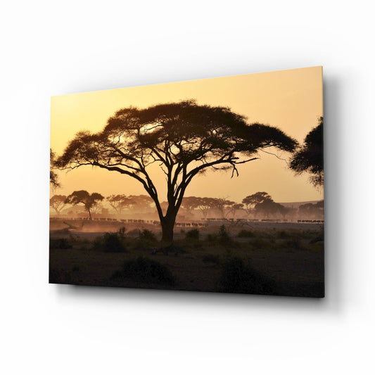 Tree Glass Wall Art