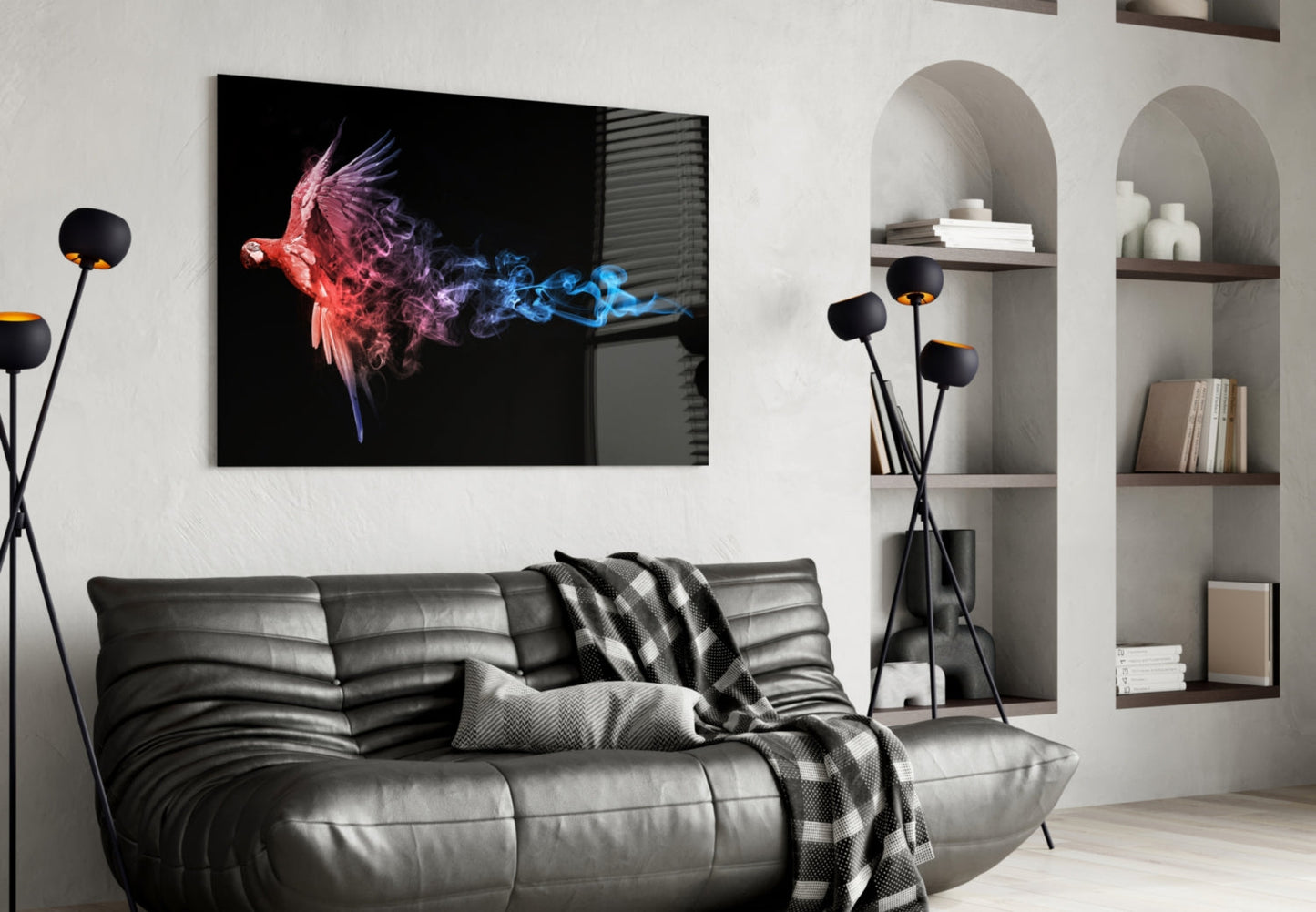 Parrot Glass Wall Art