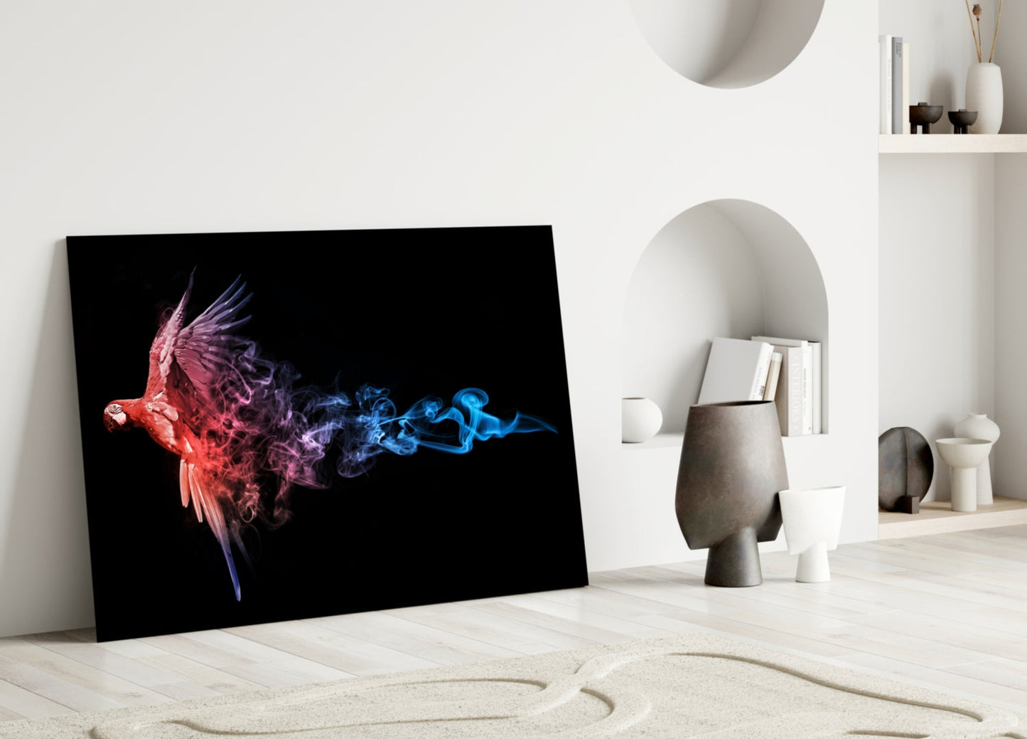 Parrot Glass Wall Art