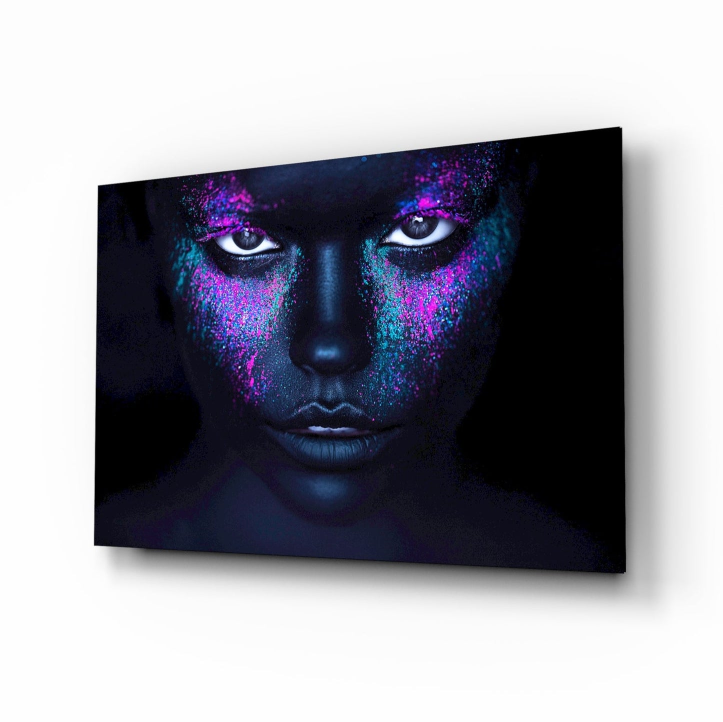 Woman Portrait Glass Wall Art