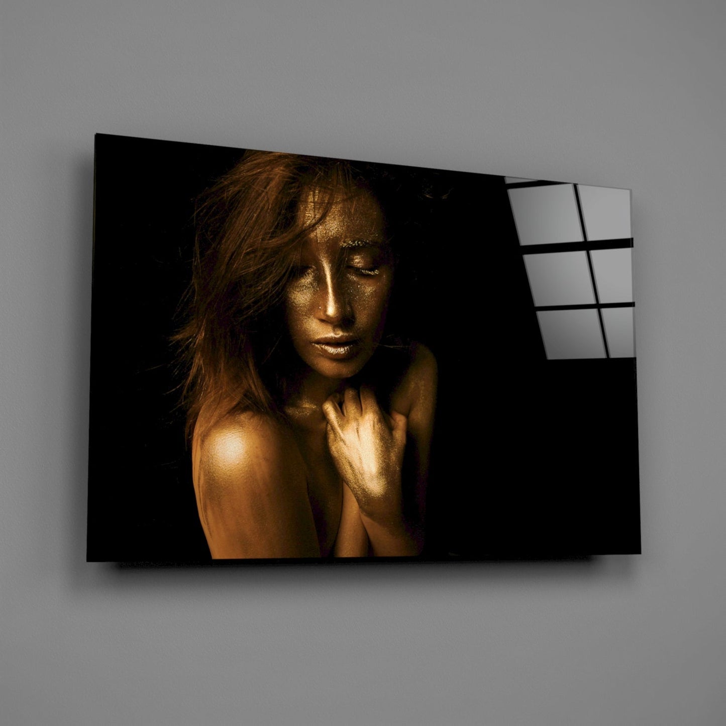 Woman Glass Wall Art