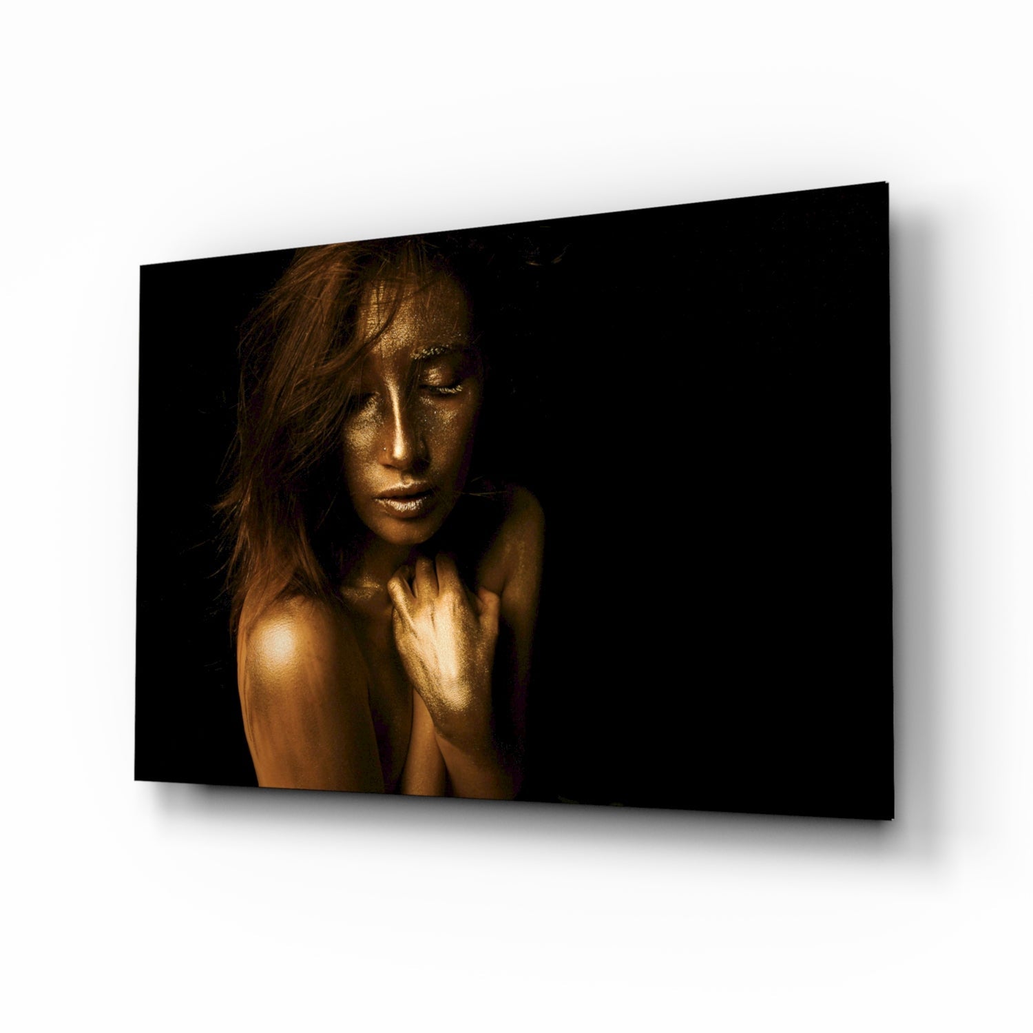 Woman Glass Wall Art