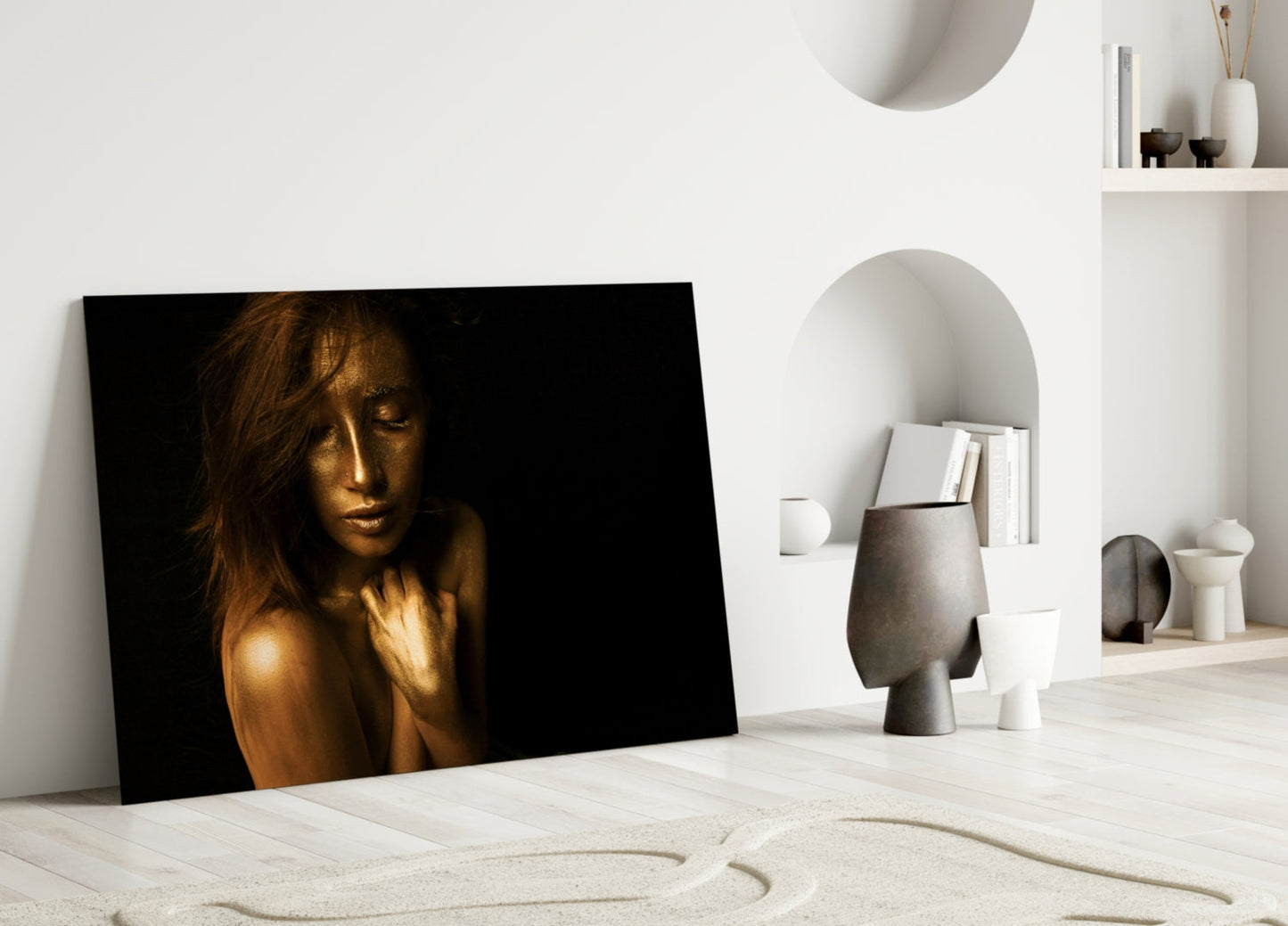 Woman Glass Wall Art