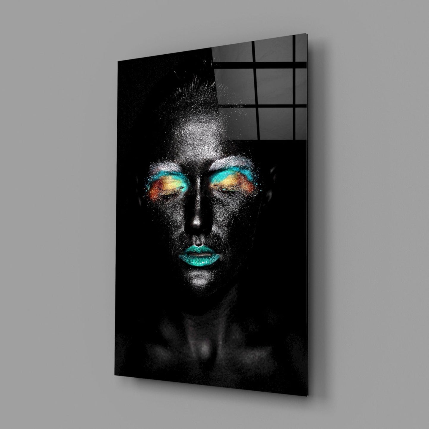 Woman Glass Wall Art