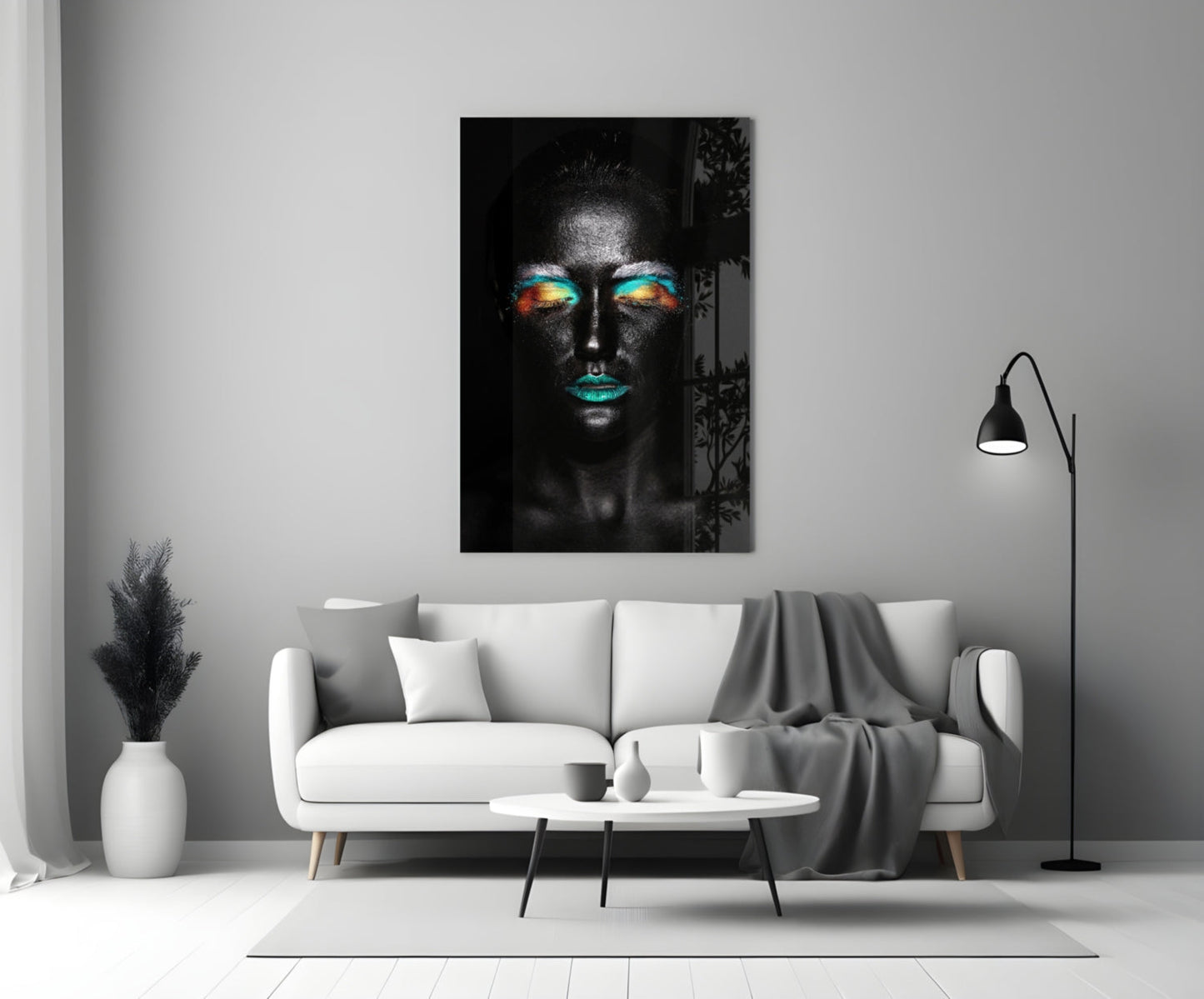 Woman Glass Wall Art