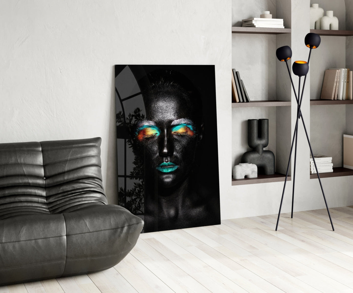 Woman Glass Wall Art