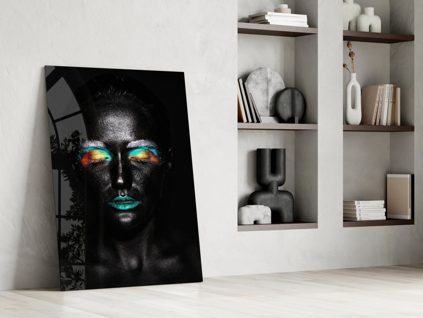 Woman Glass Wall Art