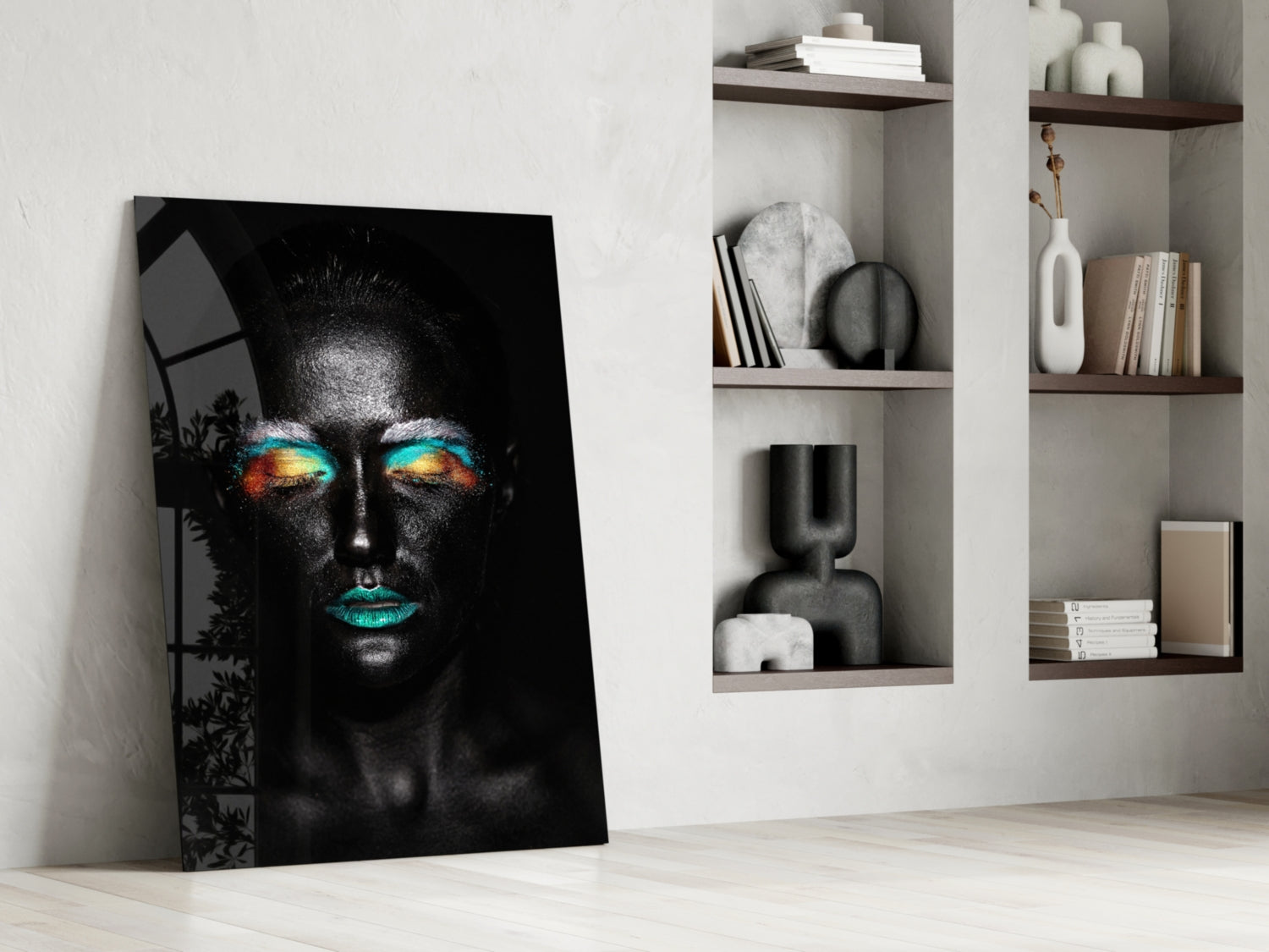 Woman Glass Wall Art