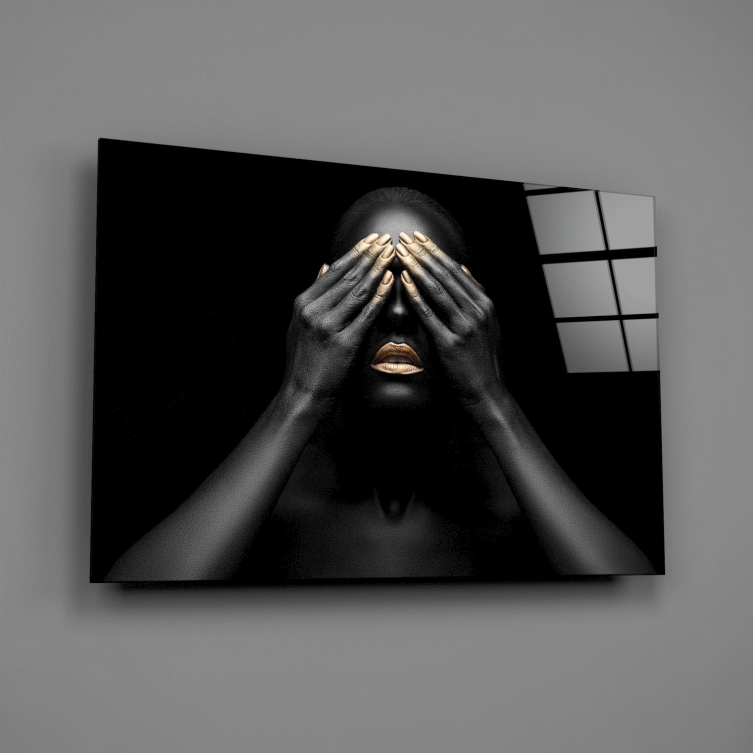 Woman Glass Wall Art