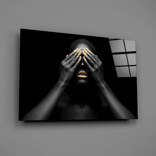 Woman Glass Wall Art