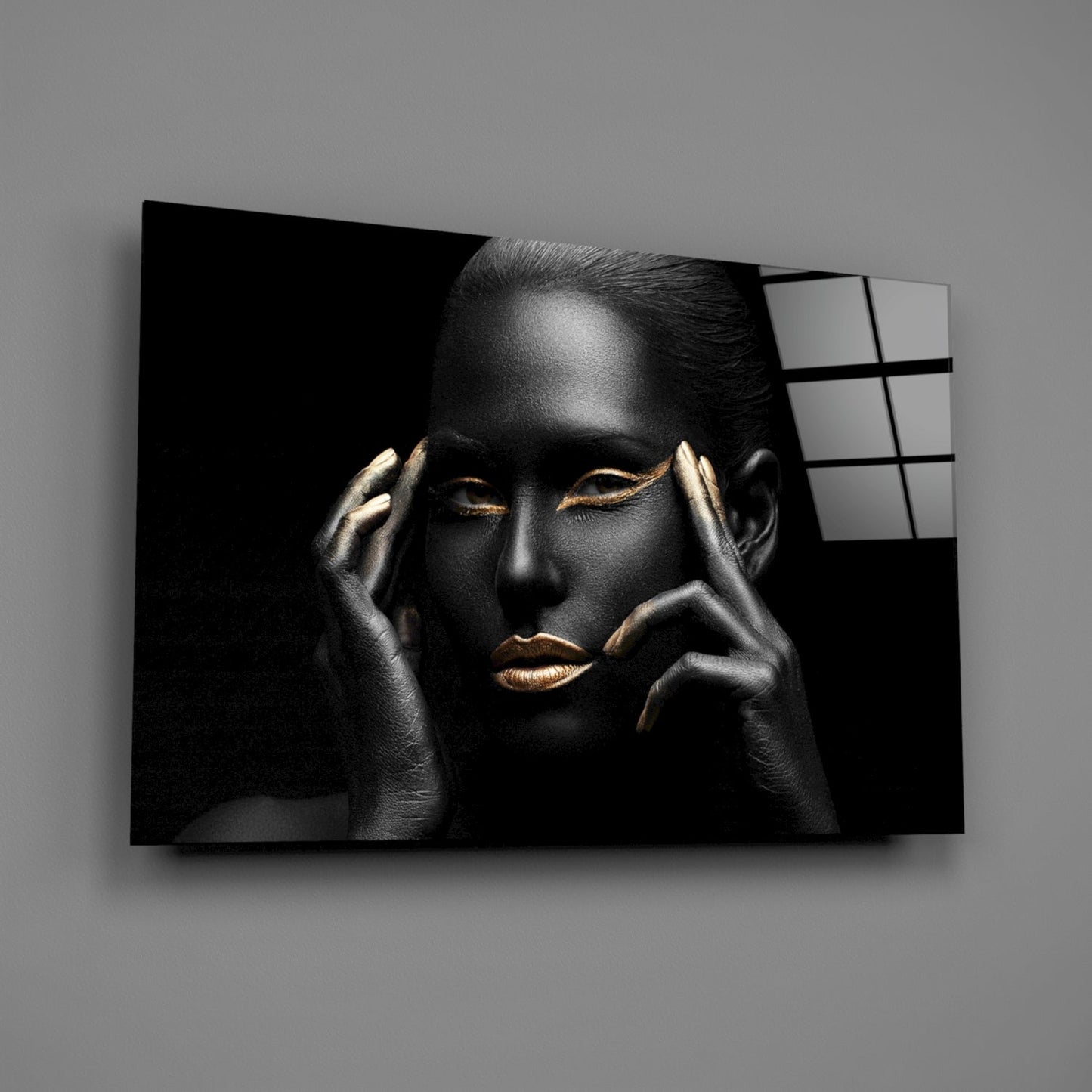 Woman Glass Wall Art