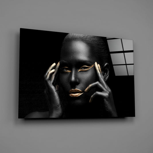 Woman Glass Wall Art