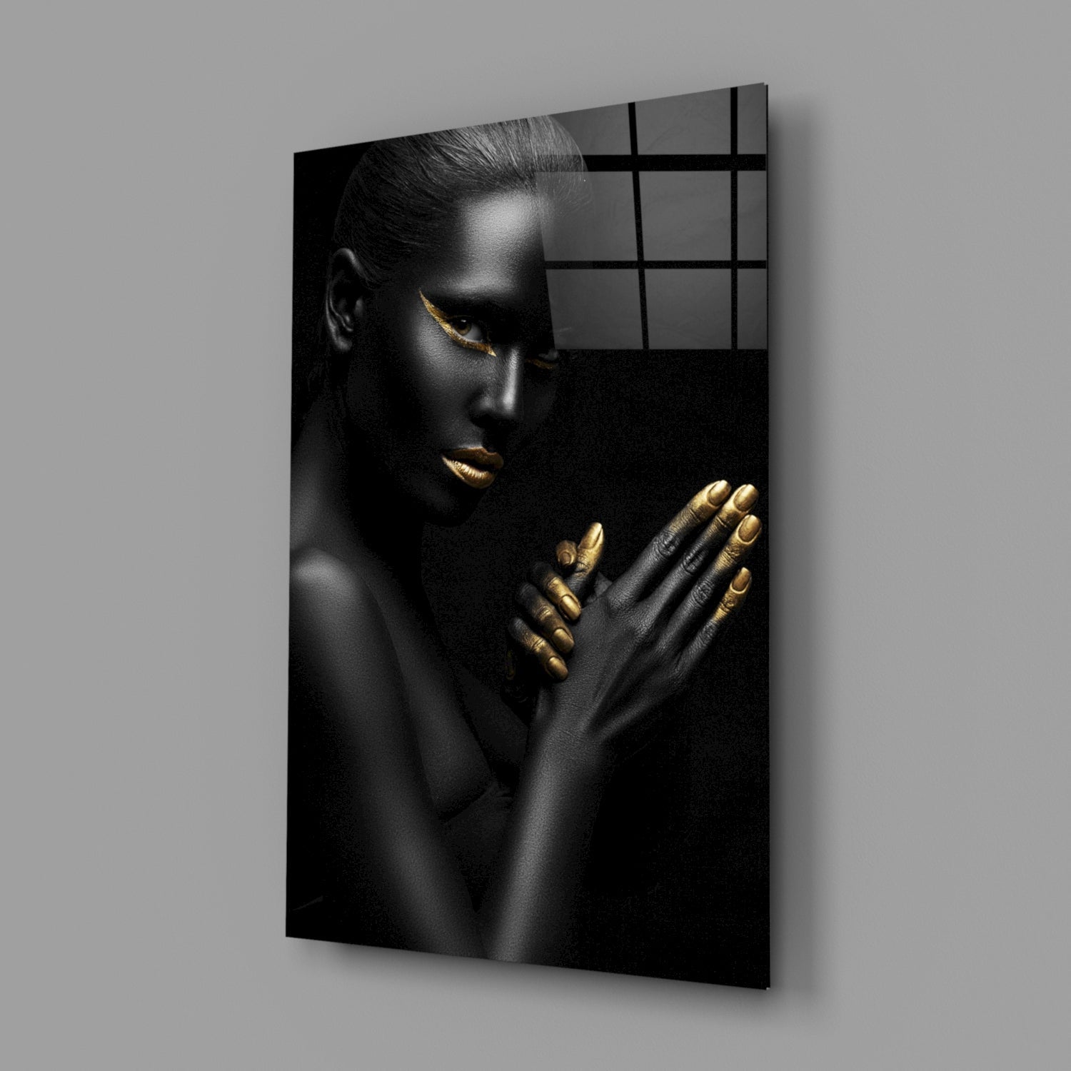 Woman Glass Wall Art