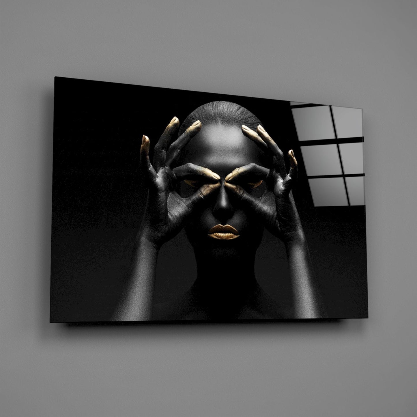 Woman Glass Wall Art
