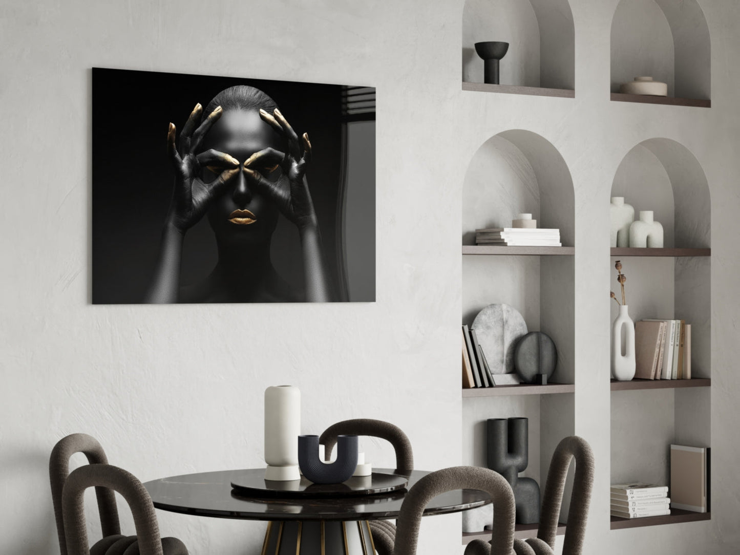 Woman Glass Wall Art