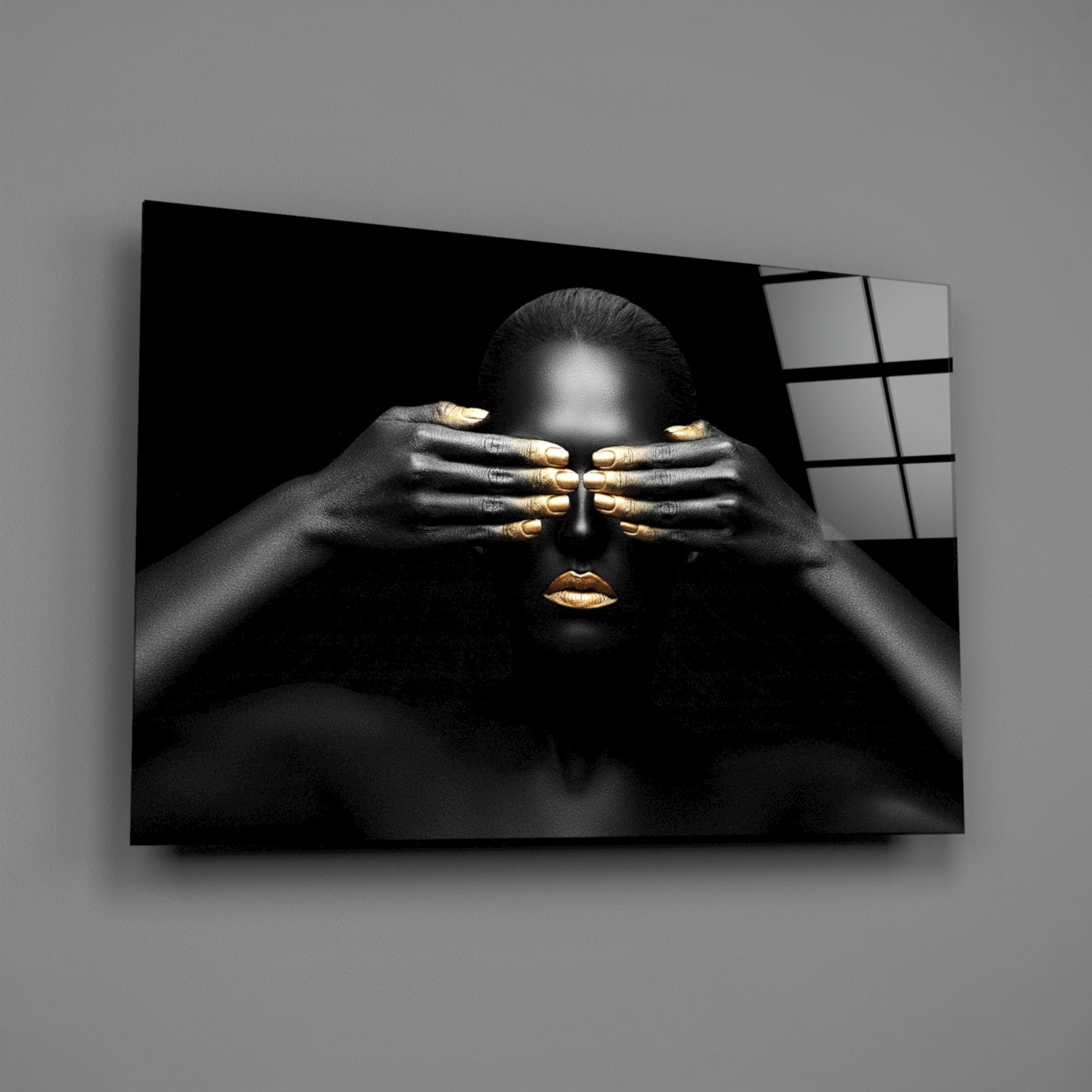 Woman Glass Wall Art