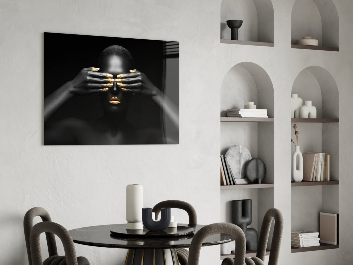 Woman Glass Wall Art