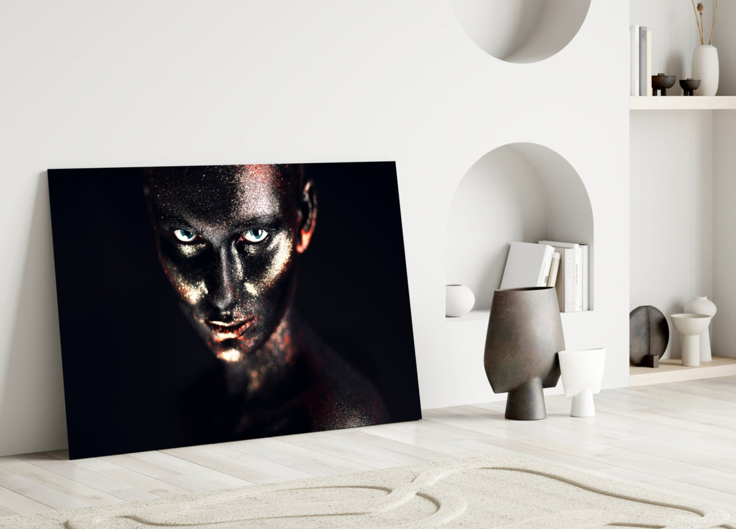 Woman Glass Wall Art