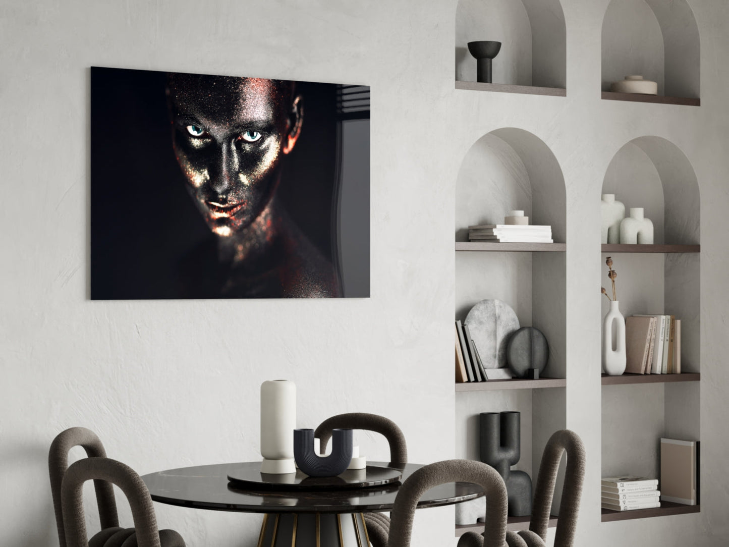 Woman Glass Wall Art