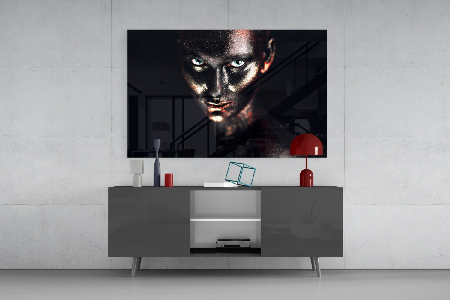 Woman Glass Wall Art