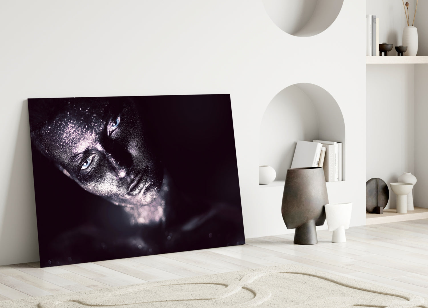 Woman Glass Wall Art