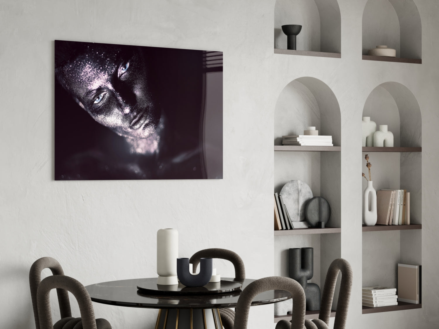 Woman Glass Wall Art